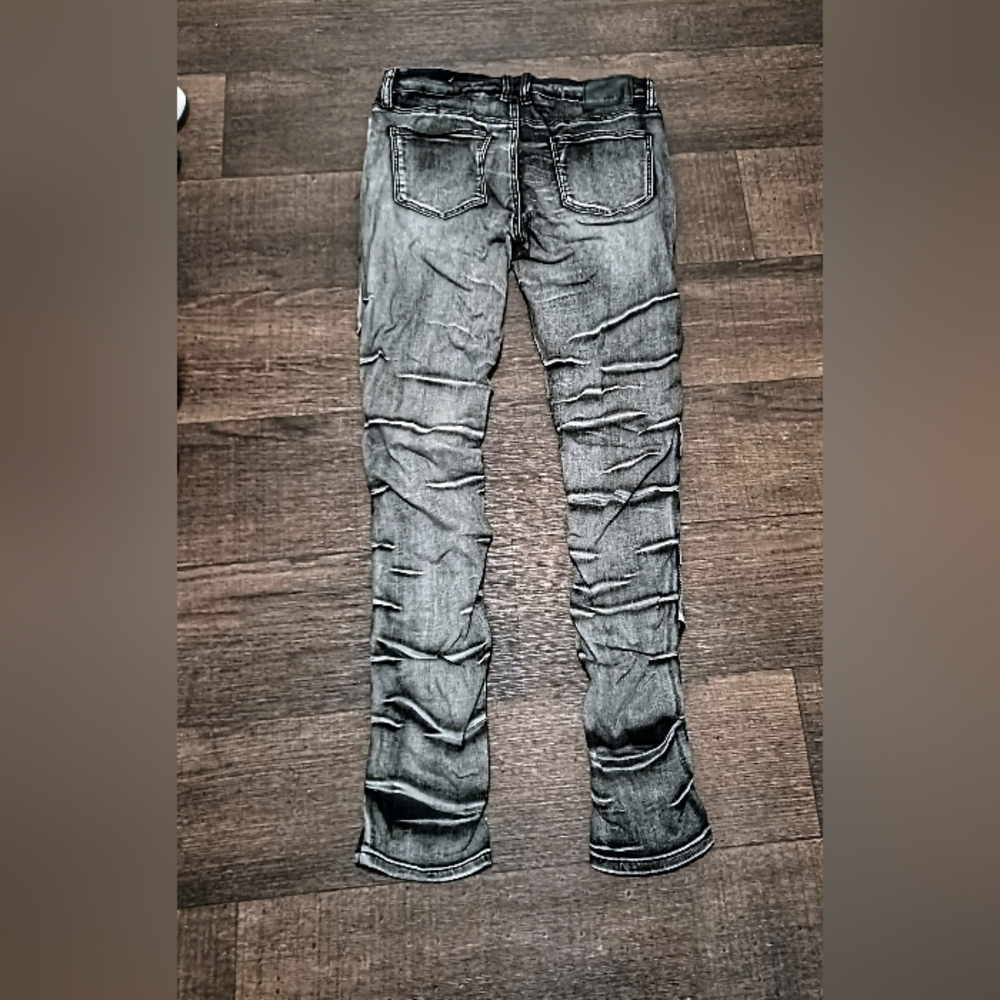 Stylish Gray Denim Jeans